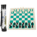 Chess Game Set Portable Outdoor Chess Game Shoulder Straps Travel Plastic Chess Set. 