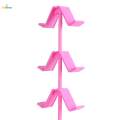 Game Controller Holder Stable Base Headset Hanger for Gaming Headset 3 Tier Pink. 