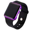 LED Square Casual Watch with Rubber Band Sports Wrist Watches for Man Woman (colors optional). 