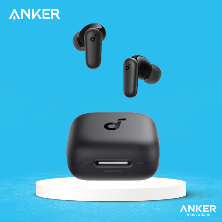 Soundcore P30i by Anker Noise Cancelling Earbuds, Strong and Smart Noise Cancelling, Powerful Bass, 45H Playtime, 2-in-1 Case and Phone Stand, IP54, Wireless Earbuds, Bluetooth 5.4 with 18 months warranty