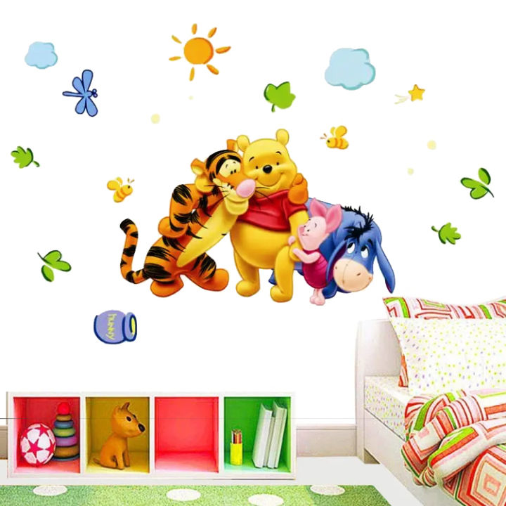 Nursery%20Winnie%20The%20Pooh%20With%20Friends%20Wall%20Stickers%20For%20Kids%20Room%20Home%20Decoration%20Cartoon%20Bear%20Pig%20%20baby%20children%20cartoon%20bedroom%20room%20decor%20wall%20stickers%20removable%20kids%20nursery%20decal%20sticker%20Wall%20Decoration%20Stickers%20wall%20deco%20-%20Image%204