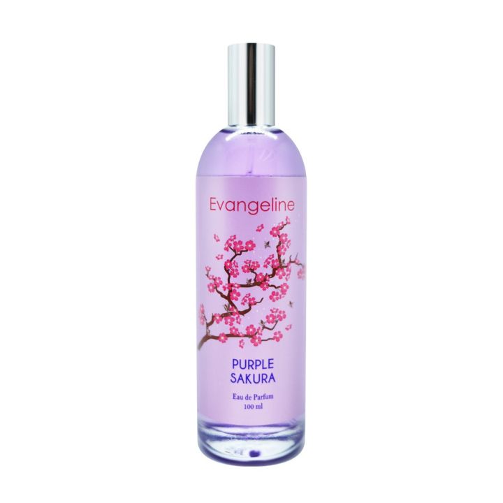 Evangeline Purple Sakura Eau De Toilette Natural Spray 100ml