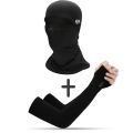 Summer Cool Ice Silk Balaclava For Men Multi-function Riding Full Face Cover Outdoor Breathable Anti-dust Sun-proof Hood Hat NewHats & Caps. 