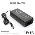 1/2pcs AC 12V 5A Power Adapter Supply Adaptor for Imax B5 B6 Balancer Charger Black Top Sale For CCTV. 