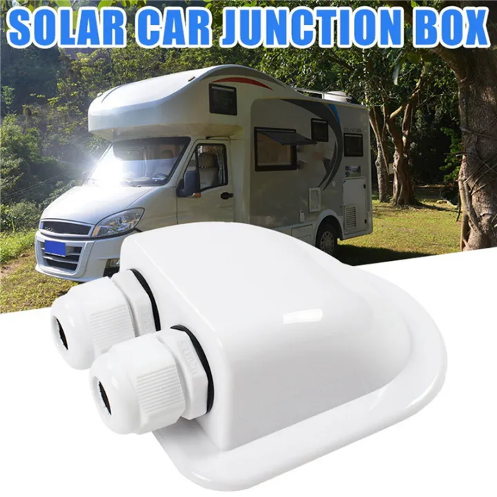 Fullhaodd%205X%20Double%20Wire%20Entry%20Gland%20Box%20Solar%20Panel%20Roof%20Wire%20Entry%20Gland%20Box%20Cable%20Motorhome%20Double%20Hole%20RV%20Yacht%20-%20Image%204