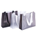 PVC Tote ECO Shopping Bag Transparent Frosted Plastic Bag Clothing Store Storage Bag Package Gift Bag Clutch. 