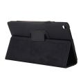 （COD)For Amazon Kindle Fire HD8 (2017) Litchi Texture Horizontal Flip Leather Case with Holder. 