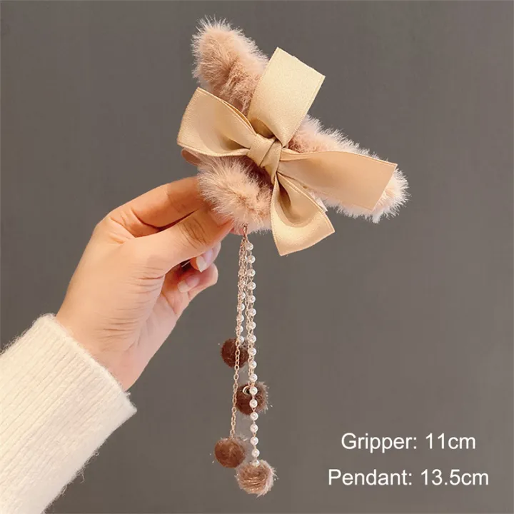 Fashion%20Women%20Soft%20Plush%20Bow%20Tassel%20Hair%20Claw%20Clips%20Elegant%20Hair%20Clips%20Headwear%20Mystic%20-%20Image%208
