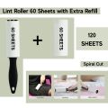 Lint Roller Pets Fur Remover 60Sheets with Extra Head. 