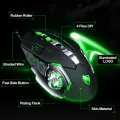 Firewings V6 Gaming Mouse Mause DPI Adjustable Computer Optical LED Game Mice Wired USB Games Cable Silent Programmable Mouse. 