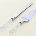 2pcs Stainless Steel Knife and Shovel Pizza Bread Knife Wedding Supplies Cake Knife Triangle Bread Shovel Baking Tools. 
