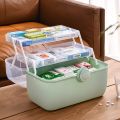 Large Capacity Family Medicine Organizer Box First Aid Kit Medicine Storage Container Outdoor Portable Emergency Folding Kit Box. 