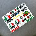 3M Reflective AGV Logo Car Motorcycle Whole SET Sticker Decals for HNJ helmet. 