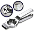 Stainless Steel Lemon Squeezer Hand Manual Juicer Kitchen Tools for Lime Lemon Orange Fruits Juicer Lemon Press Citrus Squeezer and Bottle Opener. 