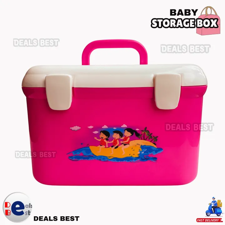 Damro%20High%20Quality%20Multi%20Purpose%20Portable%20Medical%20Box%20with%20Handle%20Storage%20Box%20Organizer%20Divider%20First%20Aid%20Box%20Gift%20for%20Baby%20Space%20Saver%20-%20Image%204