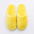 Plush Slippers Candy Color Lady Slip-on Fluffy Slippers Winter Shoes. 