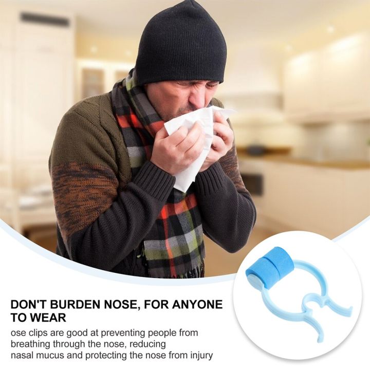 Nose%20Clip%20Clips%20Stopper%20Nosebleed%20Nasal%20Bleed%20Stop%20Nosebleeds%20Snoring%20Plugs%20Swimming%20Epistaxis%20Anti%20Pinchers%20Pincher%20Clamp%20Foam%20-%20Image%202
