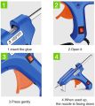 20W Hot Melt Glue Gun with Free 12pcs glue sticks With 6 Month Warranty. 