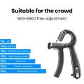 Hand Grip Strengthener Workout Adjustable Hand Gripper Finger Non-Slip Forearm Grip Athletes Stress Relief Hand Grip Trainer. 