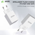 AULEX Fast 2.4A USB Charger AG-04 micro fast charger. 