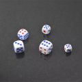 Dice 12mm Plastic White Gaming Dice Standard Six Sided Decider Birthday Parties Board Game Leisure and entertainment-1PC. 