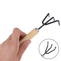 3Pcs/set Mini Garden Tool Sets Shovel Rake Spade Bonsai Tools Set Wooden Handle. 