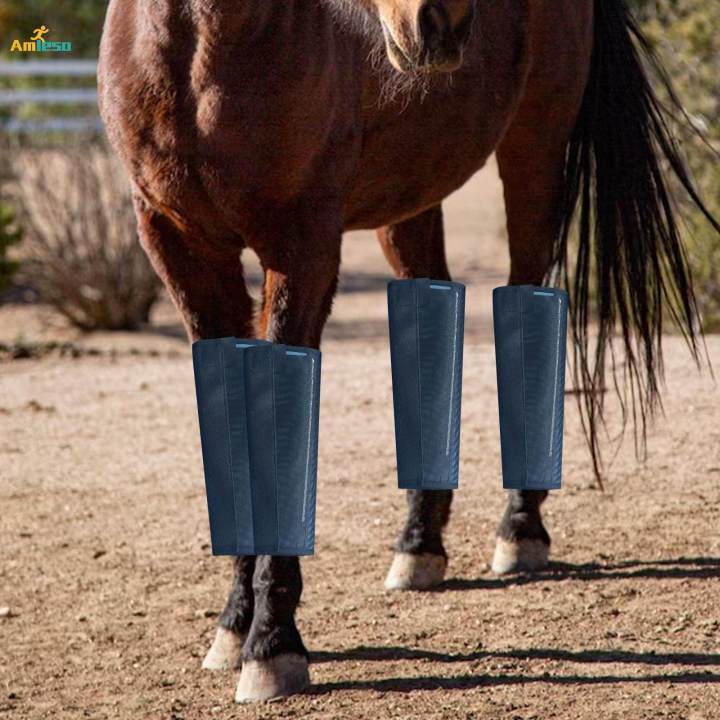 4x Horse Boots, Leg Wraps, Protector Outdoor Jumping Breathable