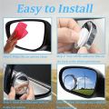 Car 2Pcs Blind Spot Dead Zone Rear View Side Mirror Black Color. 