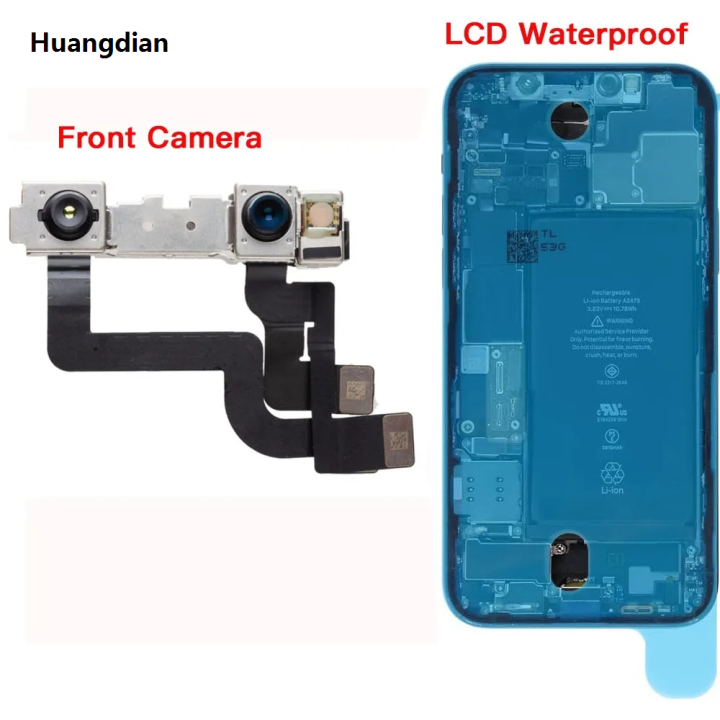 Huangdian Front Camera Module with Connector Flex Cable For iPhone X XR ...