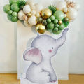 36/18'' Jungle Decorations Animal Kt Board Party Elephant Safari Birthday Balloons Baby Shower Wild One 1st Birthday Party Decor. 