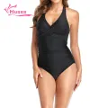 Muses Mall Women One-piece Swimsuit Stylish V Neck Monokini for Women Quick Dry Halter Neck Bathing Suit for Summer Beachwear Comfortable Swimsuit. 