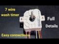 Washing Machine Timer Damro 6 Wire Shaft Size 35mm. 