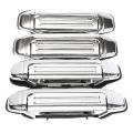 Car Chrome Door Handle Accessories for Mitsubishi Pajero 1992 1993 1994 1995 1996 1997. 
