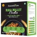 Essentiaeats Healthy Ragi Millet Hakka Noodles Pack of 2, 390 gm | No Maida, Not Fried, Low GI, No Preservatives | Sun Dried | Rich in Protein, Calcium & Iron(FROM INDIA)NUSS. 