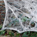 DENOSWIM White Stretchy Cobweb Artificial Spider Web Halloween Decoration Scary Party Scene Props Horror House Home Decora Accessories. 
