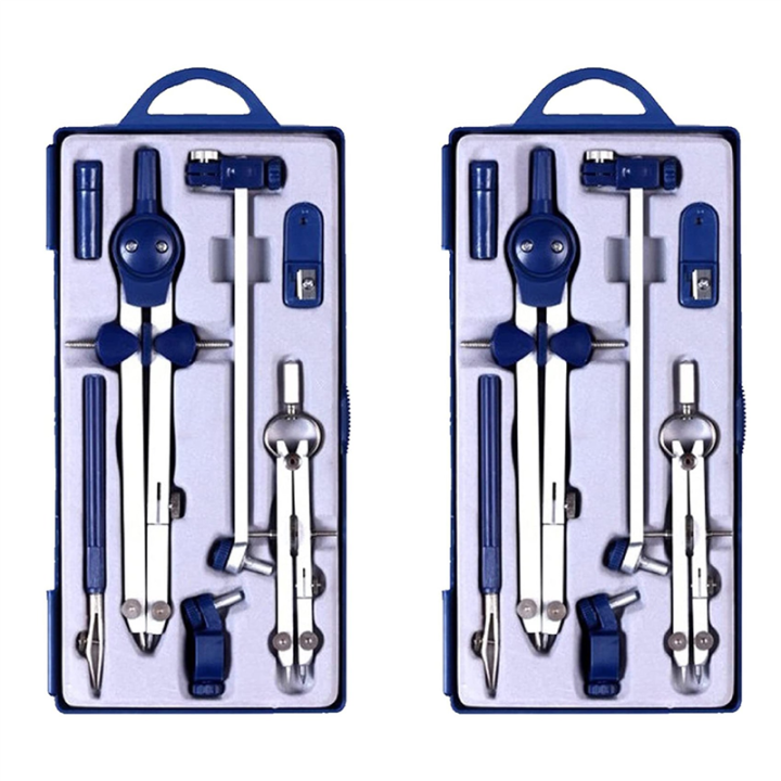 Compass Math Tool Drawing 18Pc Drafting Compass for Geometry Set Tool Compass Drawing Tool for ...