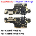 USB Charging Port Board Flex Cable Connector For Xiaomi Poco X3 M4 Pro M3 Redmi Note 7 8 8T 9S 9 10 10s 11 Pro 4G 5G Microphone. 