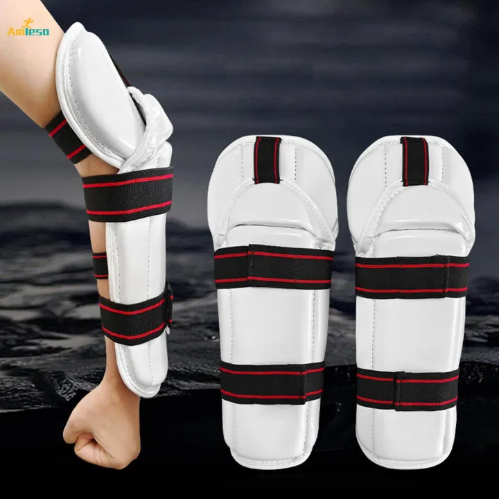 Taekwondo%20Arm%20Shin%20Guards%20Thickened%20Lightweight%20Taekwondo%20Padded%20for%20Match%20Mma%20L%20-%20Image%202