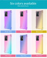 for Xiaomi Mi 11T 5G-Xiaomi Mi 11T Pro 5G Phone Cases Soft TPU Silicone Shockproof Airbag Clear Gradient Protective Back Covers Skin. 