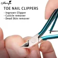 Monja Stainless Steel Professional Toe Nail Clipper Toenails Trimmer&Edge Cutter For Ingrown Thick Toenails Pedicure Tools. 