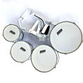 Power Beat Tenor Marching Toms Quadro Drum Set. 