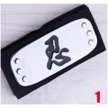 Anime Naruto headband akusuki Sasuke Itachi Kakashi Ninja unisex Halloween cosplay accessories gifts. 