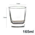 6 Pcs Set-Crystal Clear Whiskey Glasses - 165ml /290ml. 