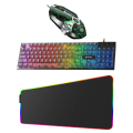 3 In 1 Gaming Combo Pack -RGB Keyboard, RGB Mouse and RGB mousepad. 
