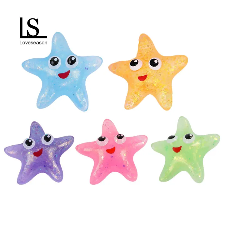 Loveseason%20Starfish%20Squeeze%20Toy%20Shine%20Sequins%20Creative%20Squishes%20Decompression%20Toy%20-%20Image%203