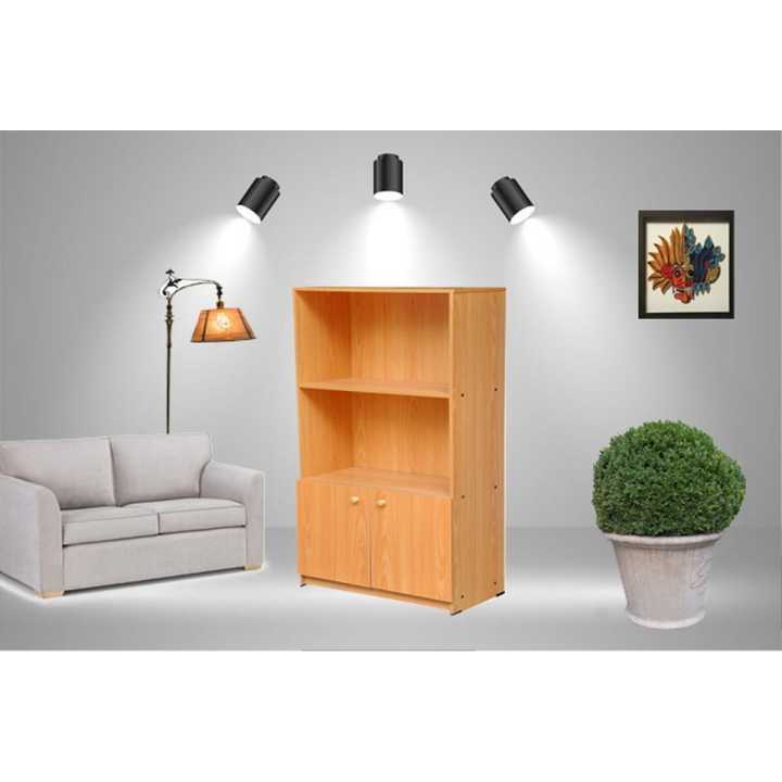 55-Melamine Book Rack - medium with tow cupboard - 5 years warranty ...