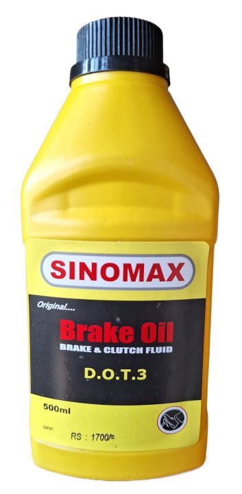SINOMAX Brake and Clutch Fluid DOT 3 (500ml)
