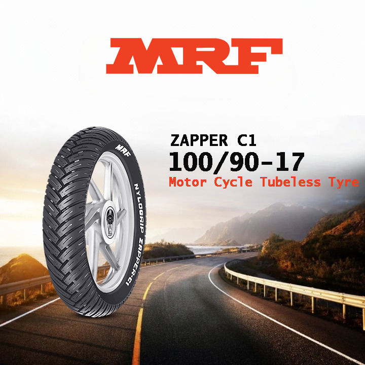 MRF 100-90/17 Tubeless Zapper C 6PR 155P