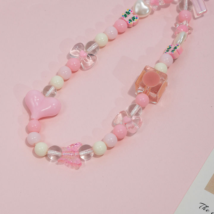 Sweet%20And%20Cute%20Pink%20Strawberry%20Mobile%20Strap%20Phone%20Chains%20For%20Women%20Pearl%20Chain%20Phone%20Pendant%20Charm%20Key%20Anti-Lost%20Lanyard%20Jewelry%20-%20Image%202
