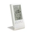 Digital LCD Calendar Desk Clock Weather Forecast Digital Snooze Alarm Clock Electronic Temperature Humidity Monitor Clock Weather Station Desk Clock Automatic Thermometer Hygrometer Gauge Indicator Indoor/Outdoor. 